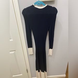 & other stories knit midi dress